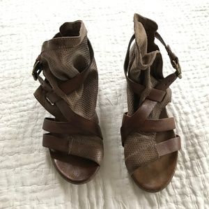 Miz Mooz Leather Boho Bootie Sandal